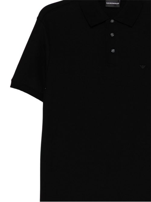Polo uomo Emporio Armani nera manica corta EMPORIO ARMANI | EM005251AF10497UC001